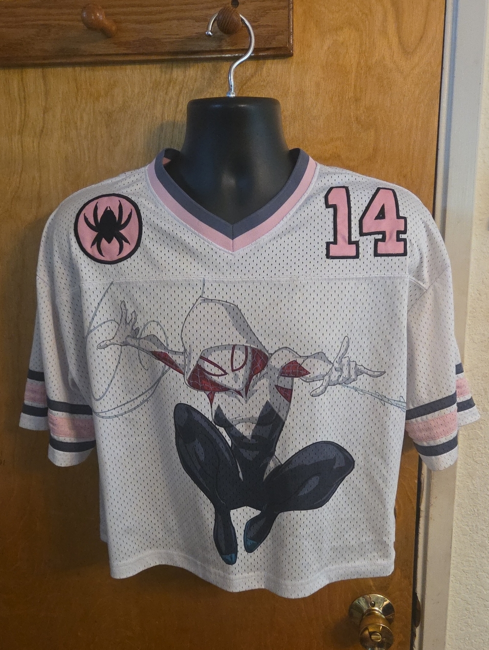 Official Marvel Spider-Gwen Ghost-Spider Cropped Jersey Size Medium